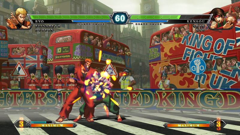 Illustration for article titled The First King of Fighters XIII Screen Shots Bust Out